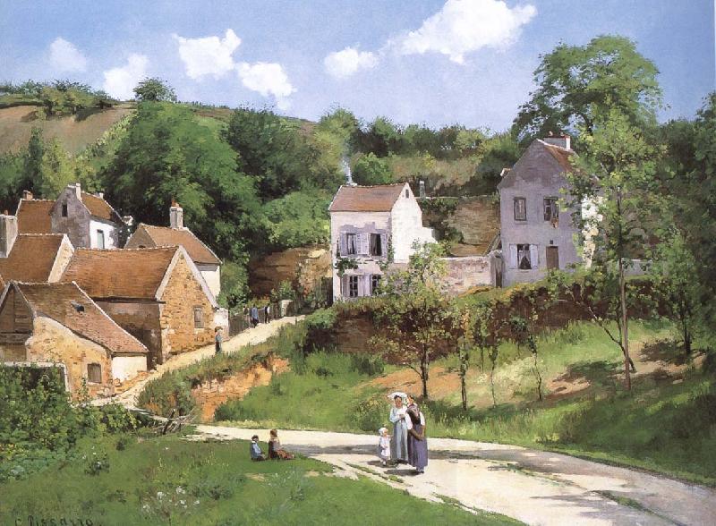 Camille Pissarro Pang plans Schwarz, hidden hills homes oil painting picture